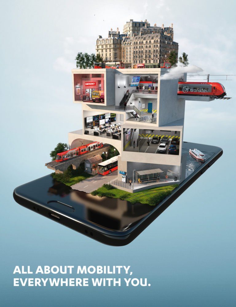 My Transdev app illustration 3D Image